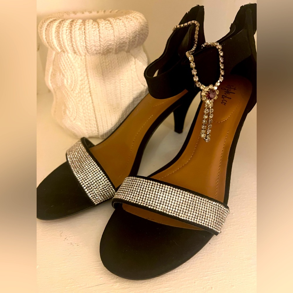 Evening shoes, Open Toe/Ankle strap Sz 9.5